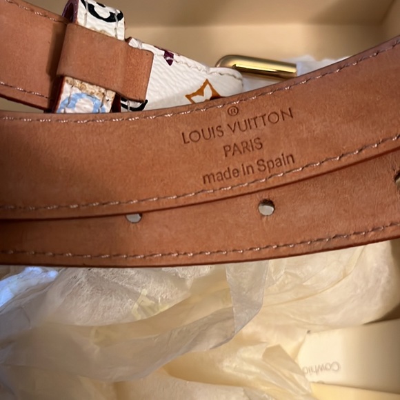 Louis Vuitton belt multi color monogram - Picture 10 of 16